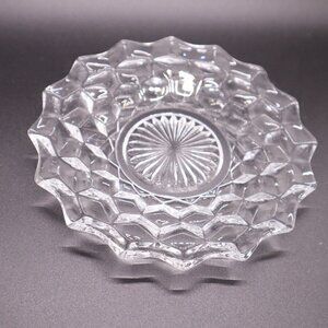 Fostoria American 6'' Bread Dessert Plate Cubist design 1pc. vtg